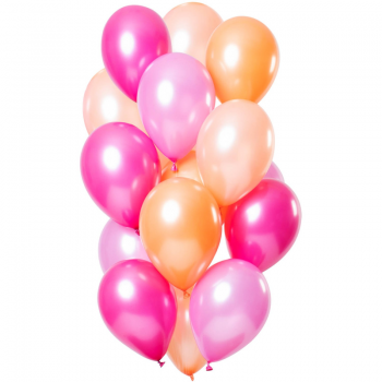 Gummiballon-Set "Peachy Flamingo"